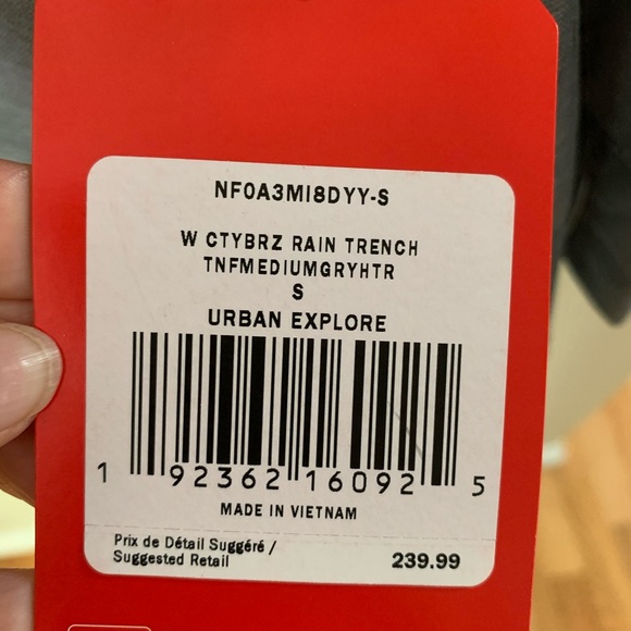 NWT 4 Season Coat North Face Trench Jacket - Picture 2 of 16